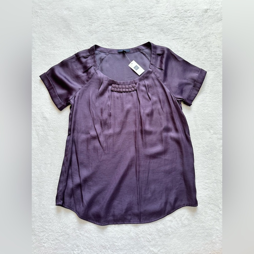 NWT GAP Purple Blouse